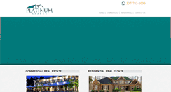 Desktop Screenshot of platinumrealty.com