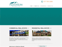 Tablet Screenshot of platinumrealty.com